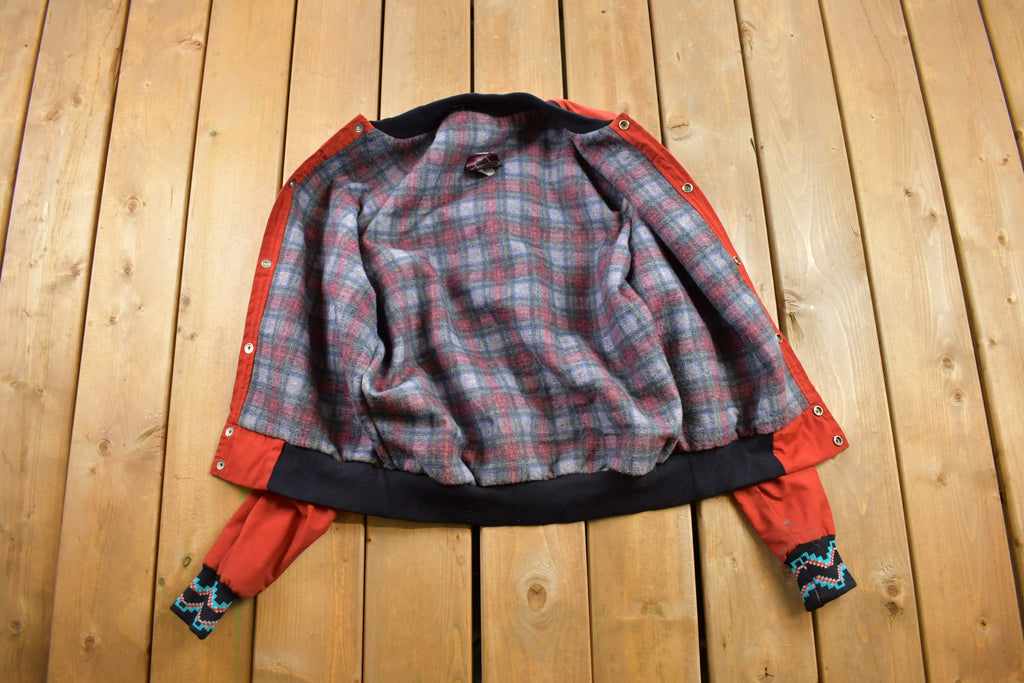 Vintage 1990s Cowboy Connection Bomber Jacket
