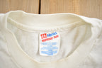 Vintage 1990s Bank One Hanes Single Stitch Graphic T Shirt Made In USA