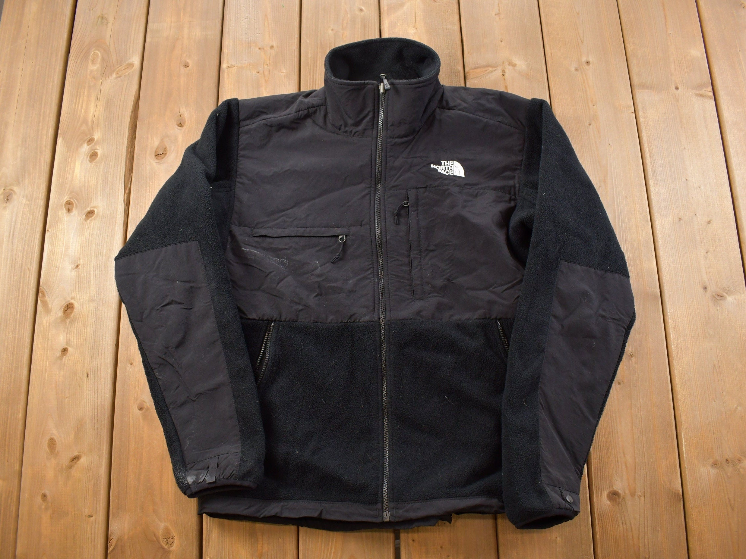 Vintage 1990s The North Face Denali Fleece Full Zip Sweatshirt