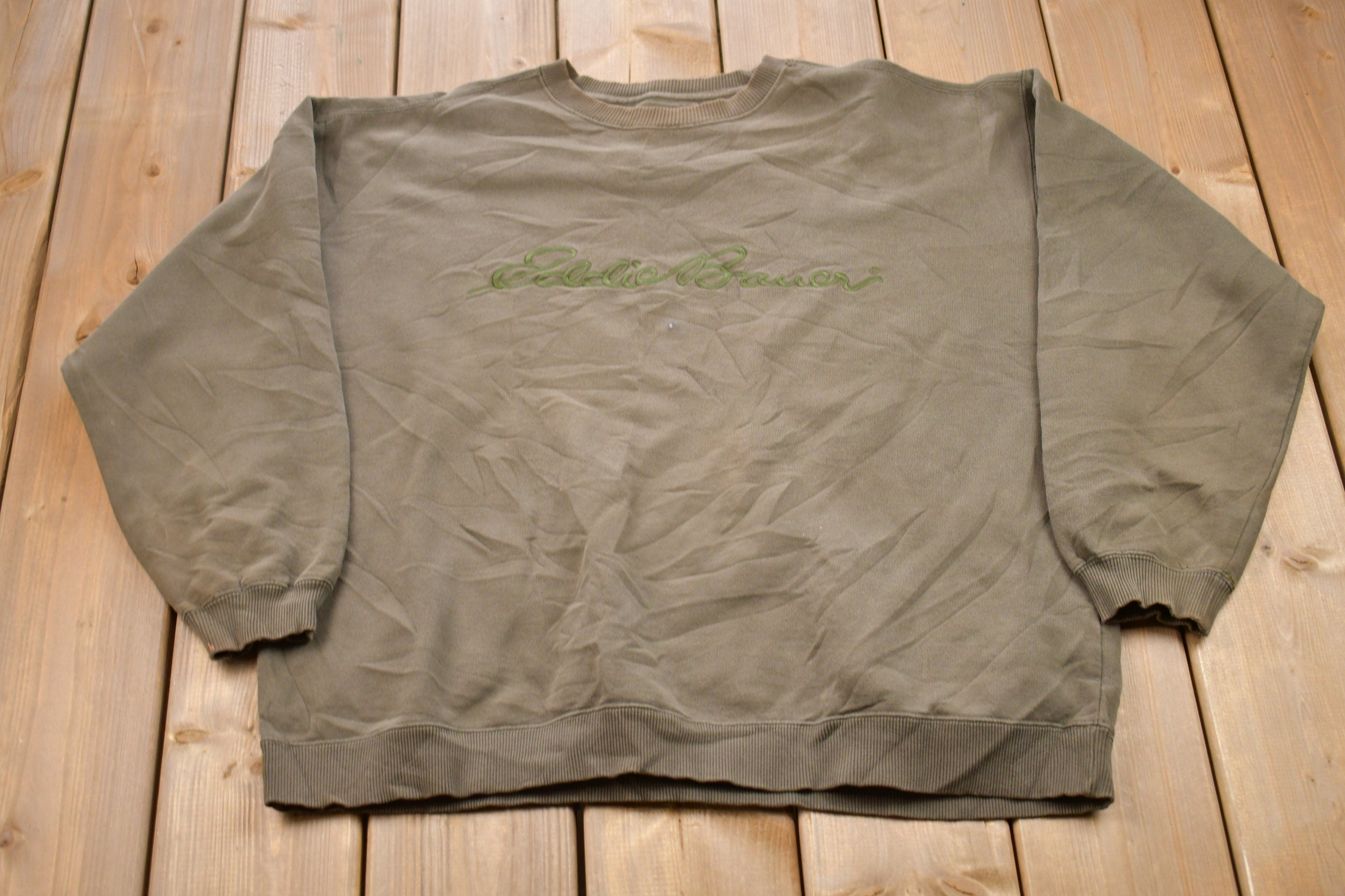 Vintage 1990s Eddie Bauer Embroidered Crewneck Sweatshirt