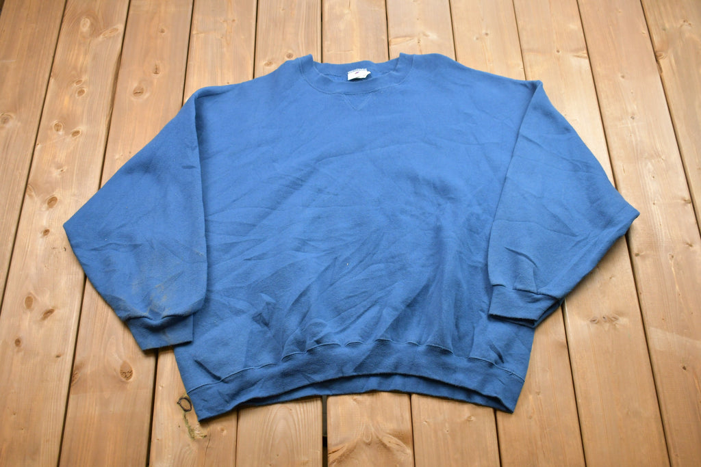 Vintage 1990s Pro Spirit Blank Basic Crewneck Sweatshirt
