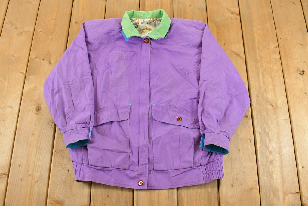 Vintage 1990s London Fog Windbreaker Jacket Women's Medium / Streetwear / Light Jacket / Vintage Windbreaker/ 90s London Fog