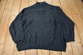 Vintage Y2K Chaps Embroidered Logo Quarter Zip Knit Sweater Size 4XB