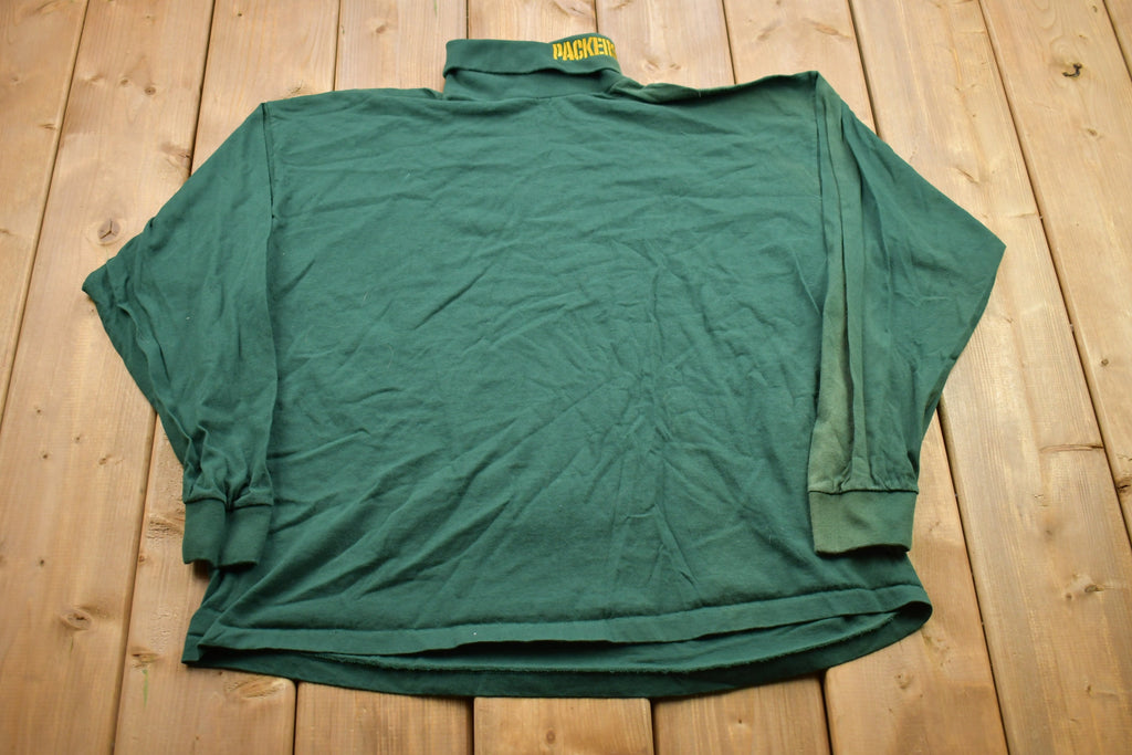 Vintage 1990s Green Bay Packers NFL Turtleneck Sweatshirt