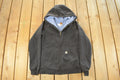 Vintage Y2K Carhartt Full Zip Thermal Lined Hoodie Sweatshirt Women's Small
