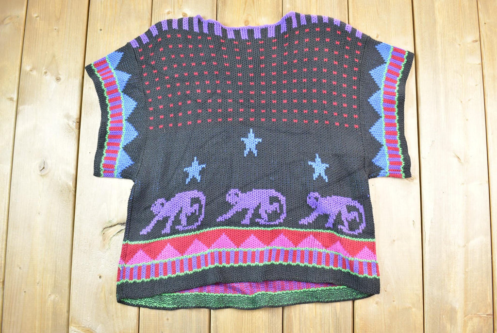 Vintage 1990s Summa Dry Clean Knit Crewneck Sweater