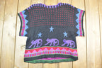 Vintage 1990s Summa Dry Clean Knit Crewneck Sweater