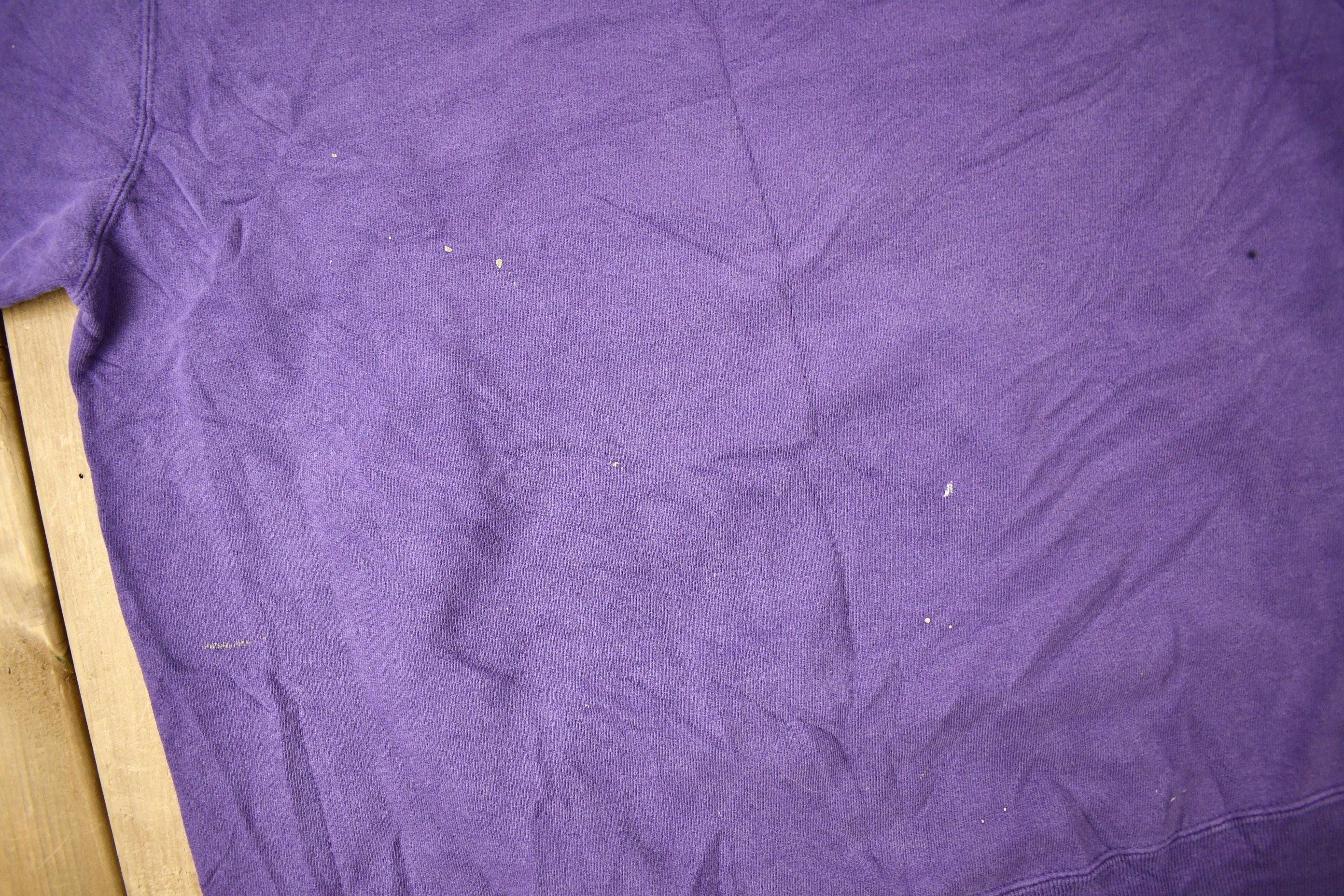Vintage 1990s Champion Small Logo Purple Sweatshirt