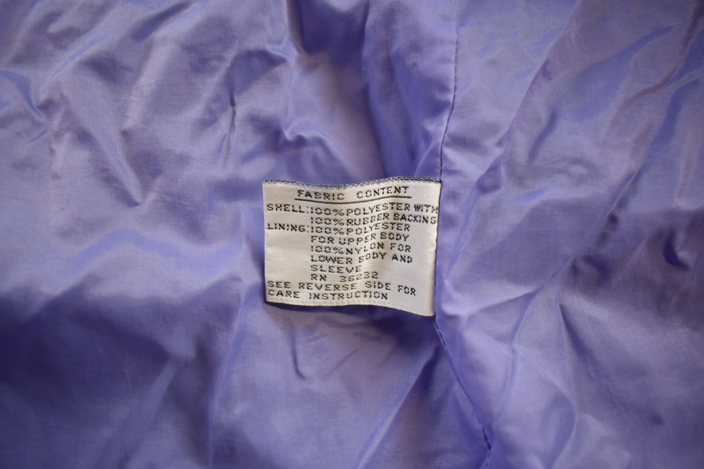 Vintage 1990s J Gallery Purple Trench Coat