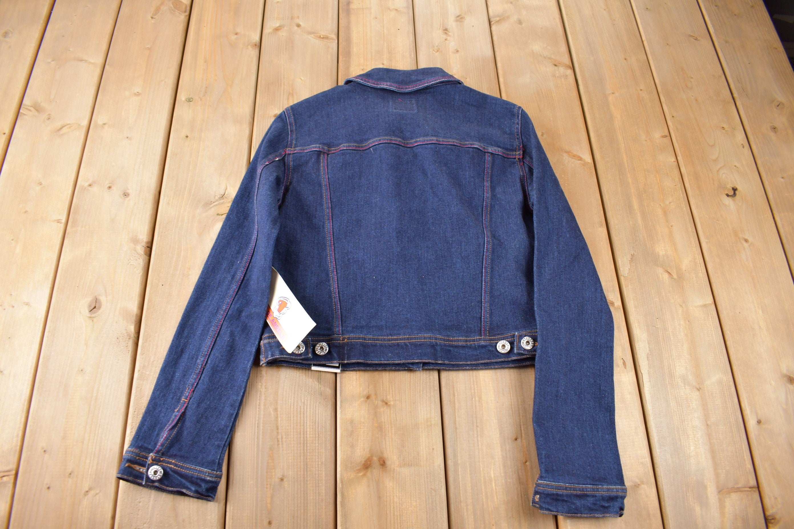 Vintage 1990s Deadstock Parasuco Jeans Denim Jacket Size XS NWT