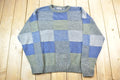 Vintage David Taylor Colour Block 1990s Knit Crewneck Sweater