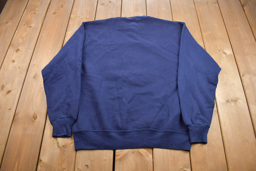 Vintage 1990s Russell Athletic American Flag Crewneck Sweatshirt