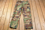 Vintage 1990s Army Woodland Camouflage Cargo Pants Size 34 x 31.5