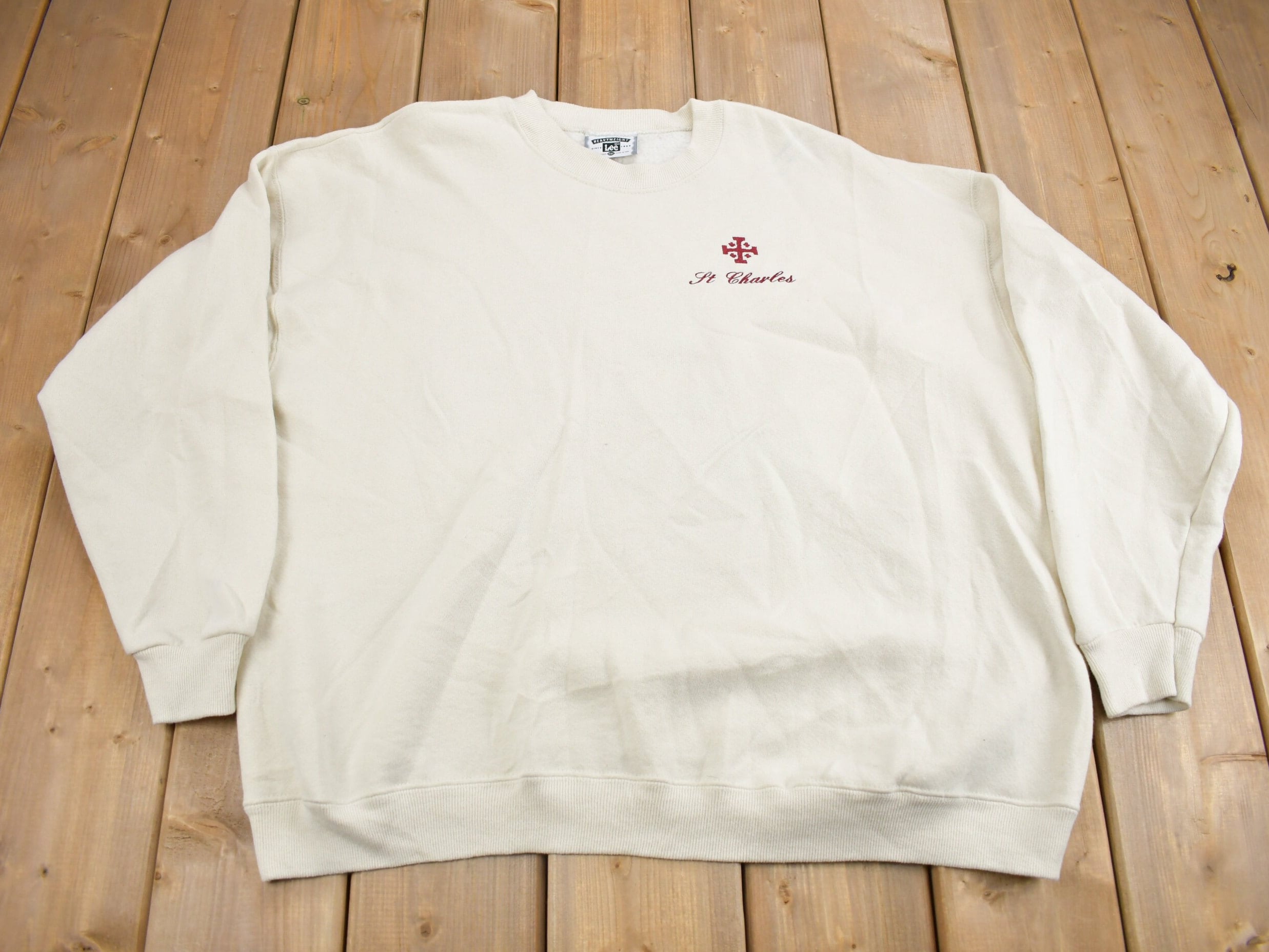 Vintage 1990s Lt Charles Embroidered Crewneck Sweatshirt