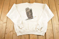 Vintage 1990s Maines State Flag FAB Bald Eagle Souvenir Crewneck Sweatshirt Men's XL / 90s Crewneck / Travel Vacation Sweater
