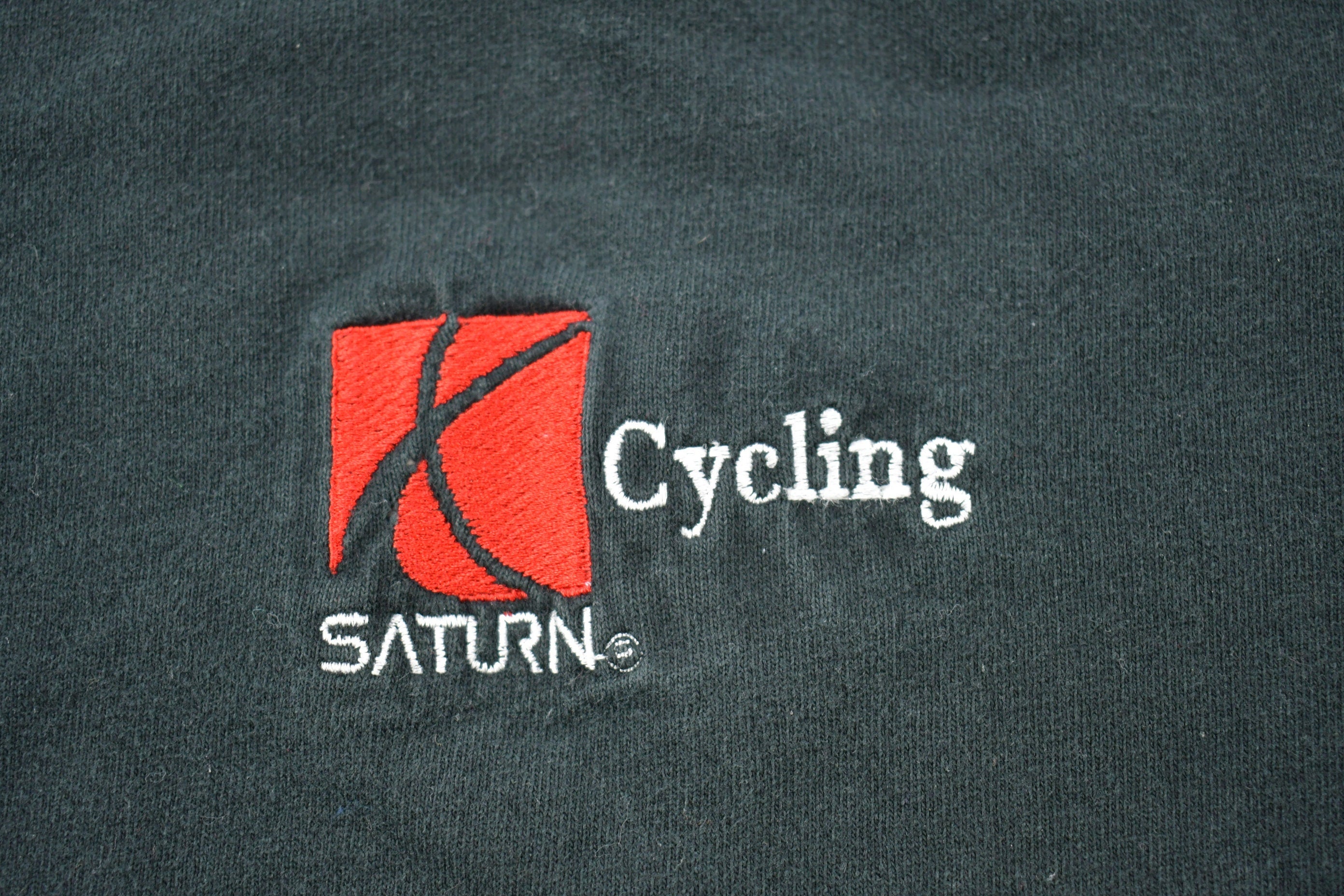 Vintage 1990s Saturn Cycling Turtleneck Sweatshirt