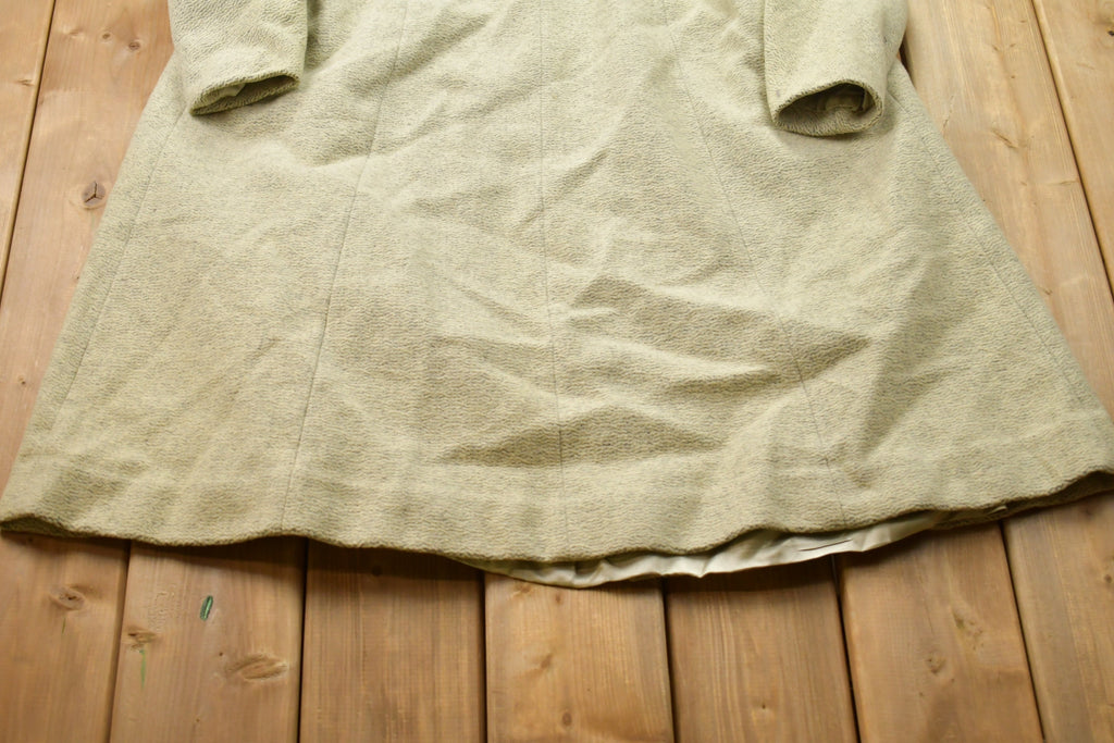 Vintage 1990s Grey Shops Wool Jacket