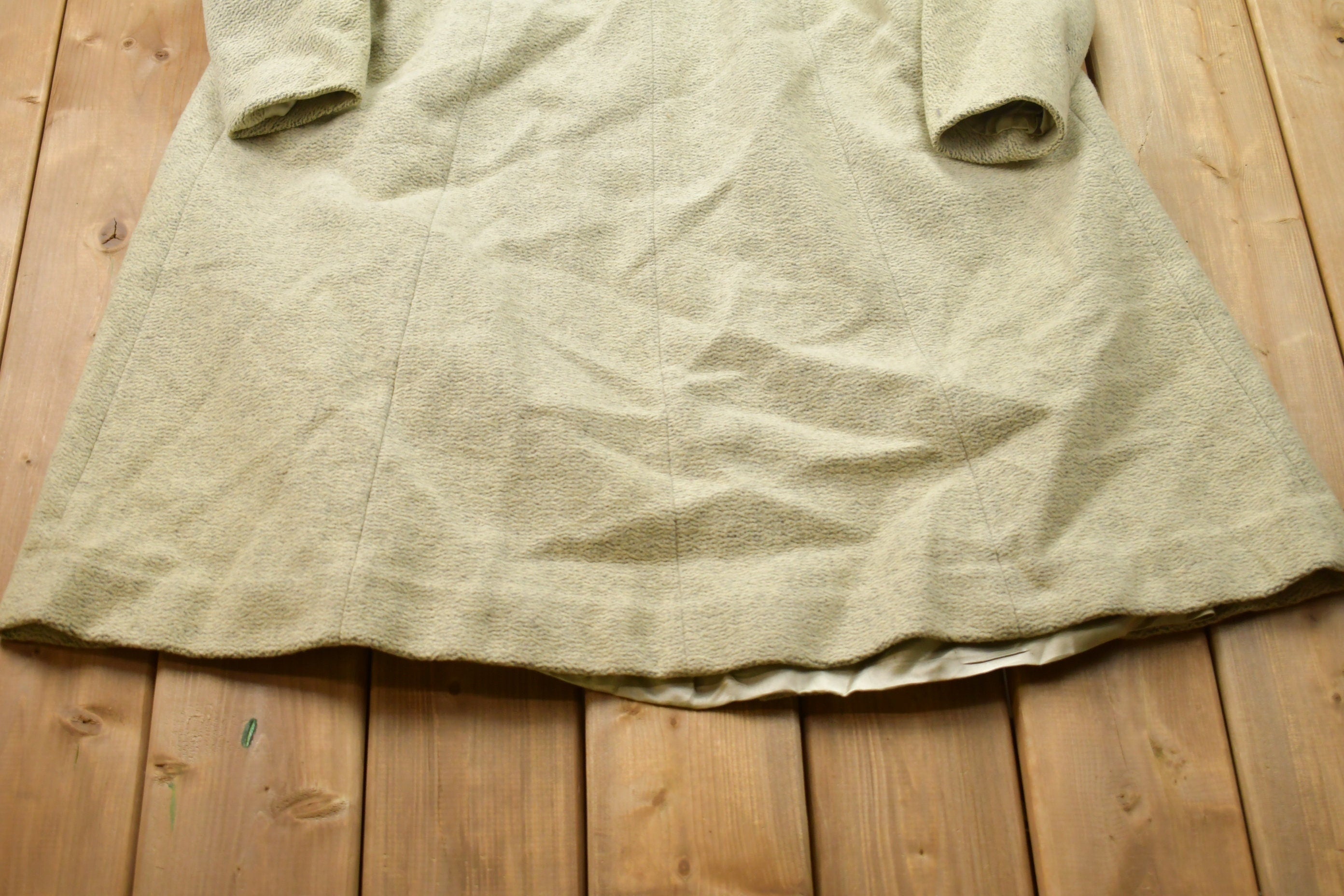 Vintage 1990s Grey Shops Wool Jacket