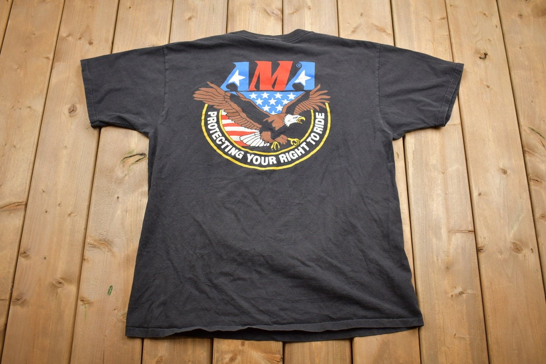 Vintage 1990s American Motorcyclist Association T-Shirt