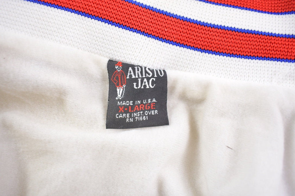 Vintage 1980s Aristo Jac Black North Chapter Satin Bomber Jacket