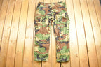 Vintage 2000 Army Woodland Camouflage Cargo Pants Size 32 - 39 x 32