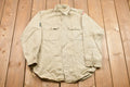 Vintage 1990s Army Button Up Shirt