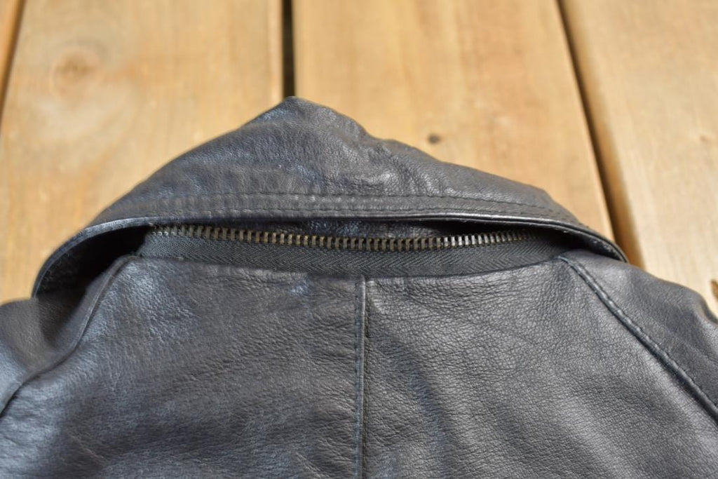 Vintage 1990s BB Dakota Genuine Leather Western Jacket