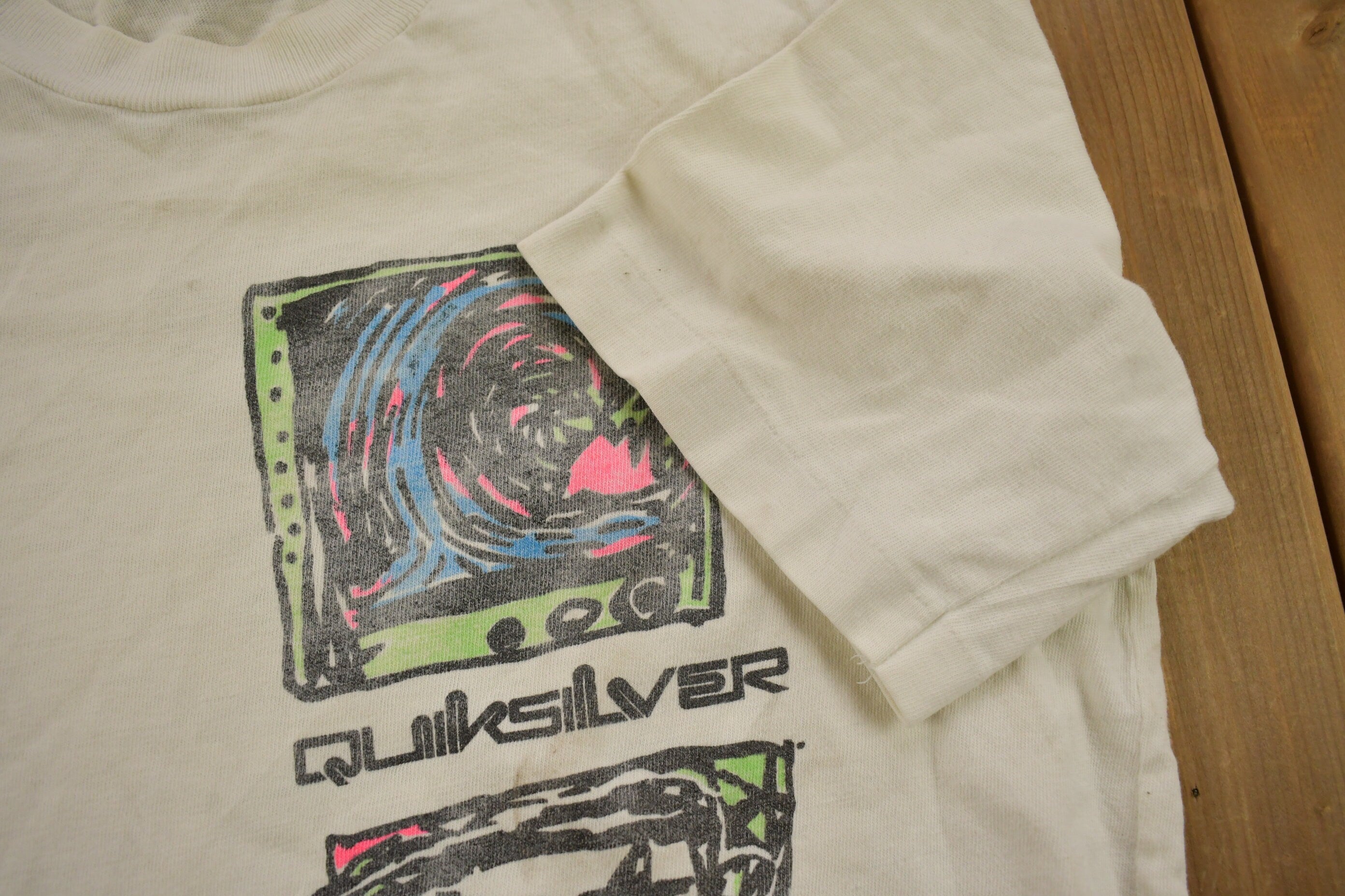 Vintage 1990s Quiksilver Graphic T Shirt