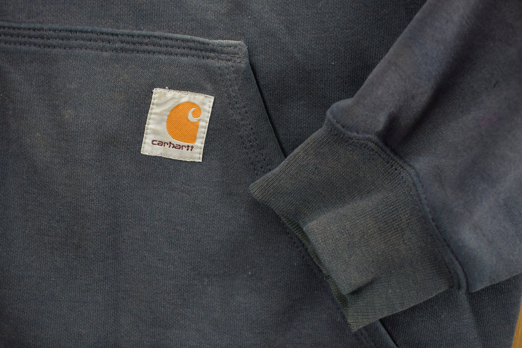 Vintage Y2K Distressed Carhartt Full Zip Hoodie Sweatshirt