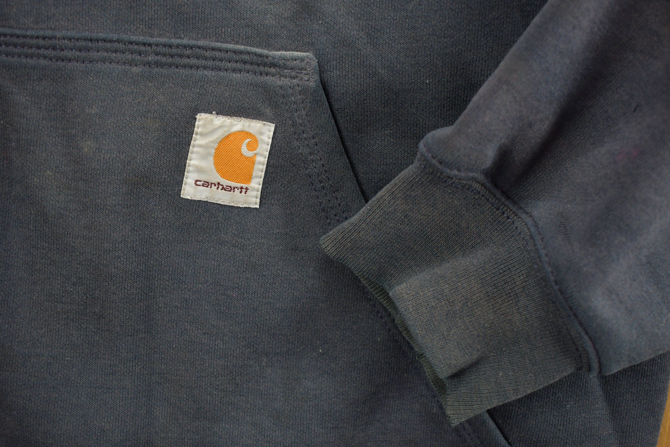 Vintage Y2K Distressed Carhartt Full Zip Hoodie Sweatshirt