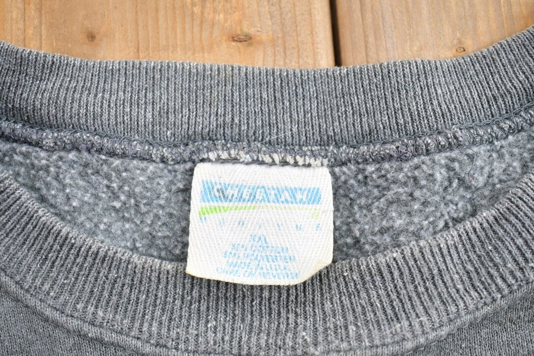 Vintage 1990s Blank Grey Crewneck Sweatshirt