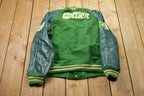 Vintage 1980s Butwin Leather Varsity Jacket