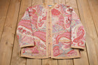 Vintage 1980s Provence D'amour Paisley Graphic Cardigan