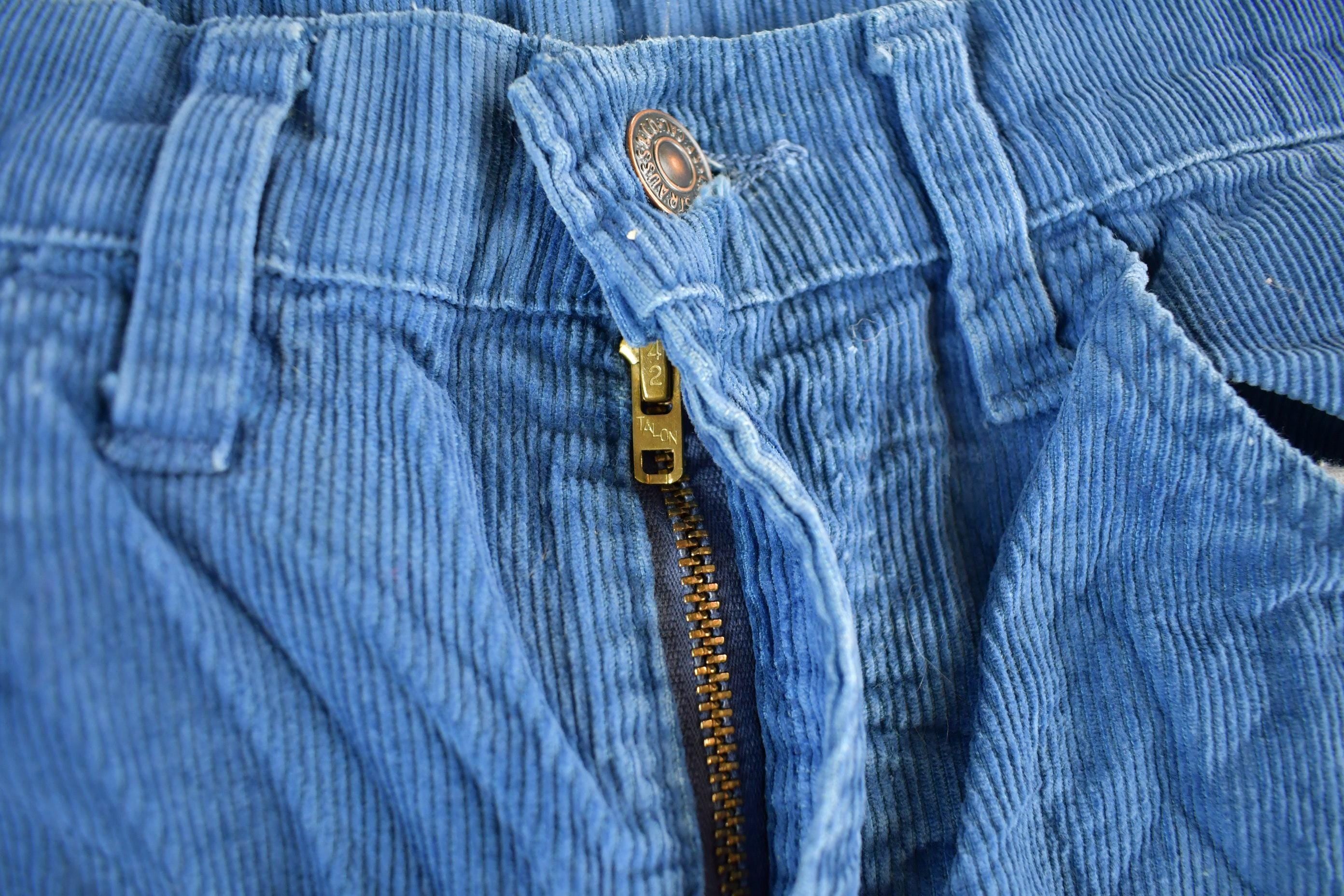 Vintage 1970s Levi's Bell Bottom Corduroy Flare Pants Size 31 x 30