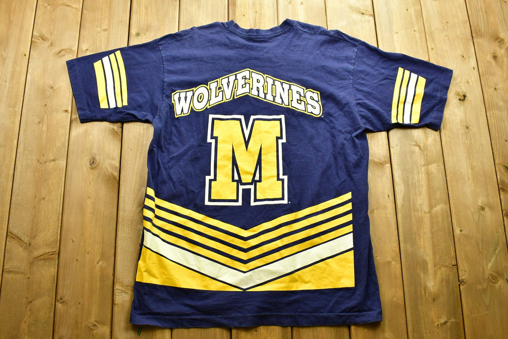 Vintage 1990s University of Michigan State Wolverines Collegiate T-Shirt