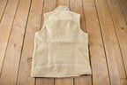 Vintage Y2K Patagonia Deep Pile Beige Fleece Sweater Vest Size Women's Medium