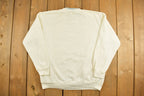 Vintage 1990s Carroll Reed Double Collar Floral Graphic Crewneck Sweatshirt
