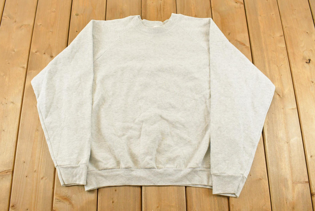Vintage 1990s Fruit of the Loom Blank Crewneck Sweatshirt Men's 2XL