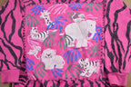 Vintage 1990s Cute Cat All Over Print Crewneck Sweater