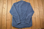 Vintage 1990s Cabela's Legendary Quality Blue Blank Button Up Shirt
