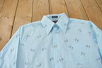 Vintage 1990s Fruit Of The Loom All Over Print Button Up Shirt