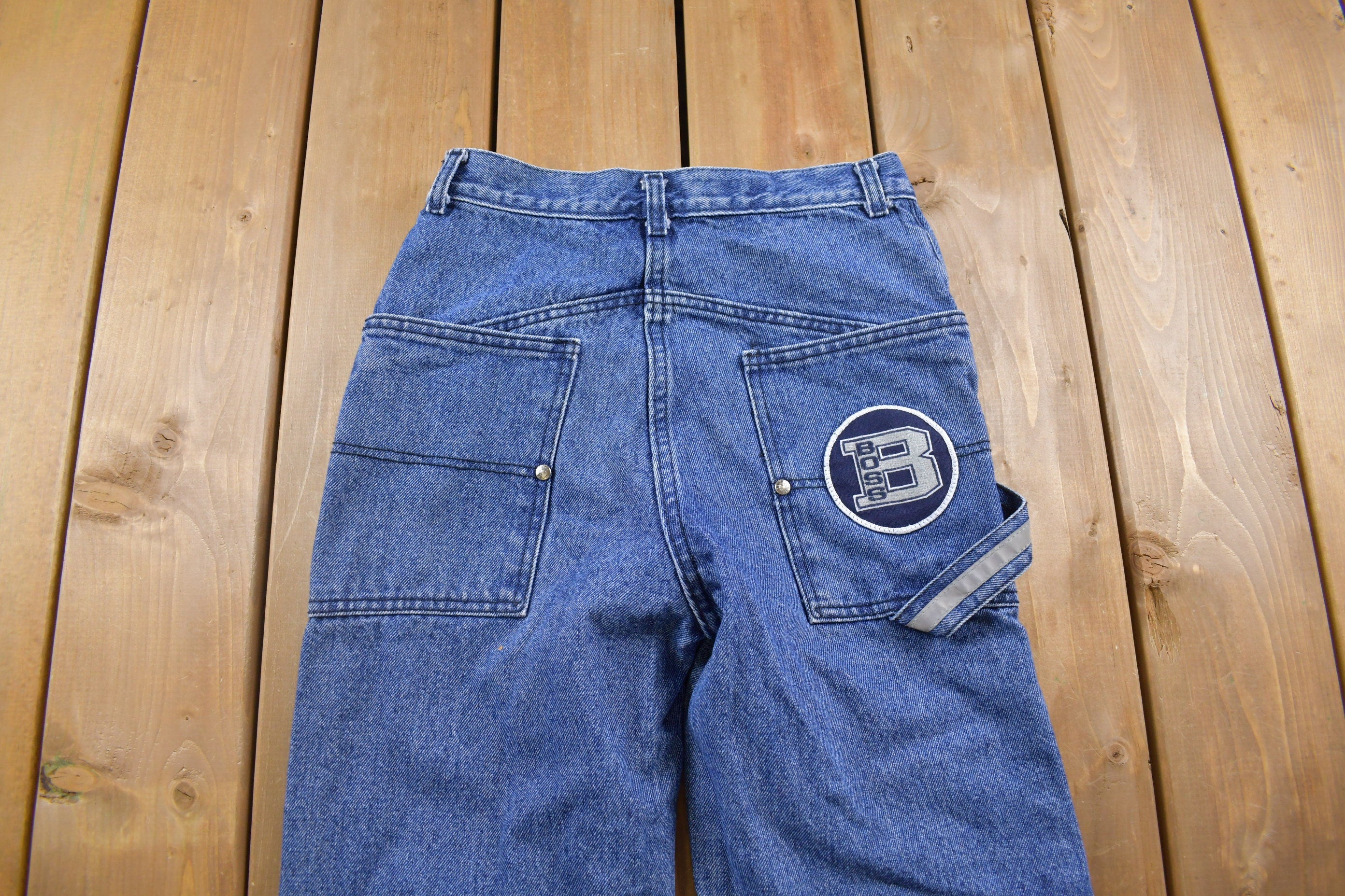 Vintage 1990's Boss Carpenter Blue Jeans 26 x 28.5