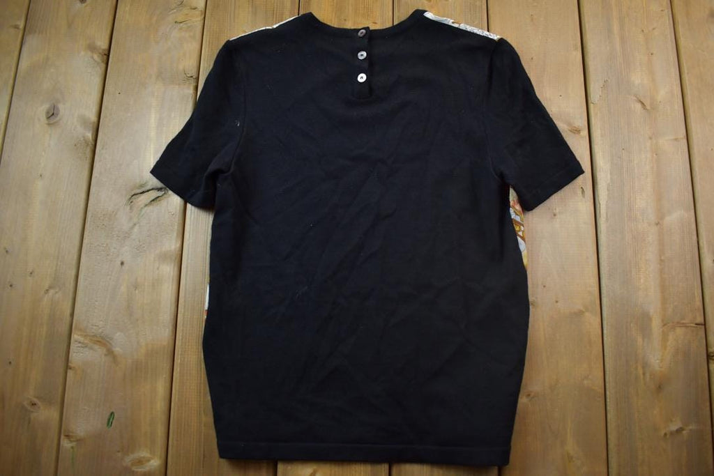 Vintage 1990s Womens Graphic Dress Shirt