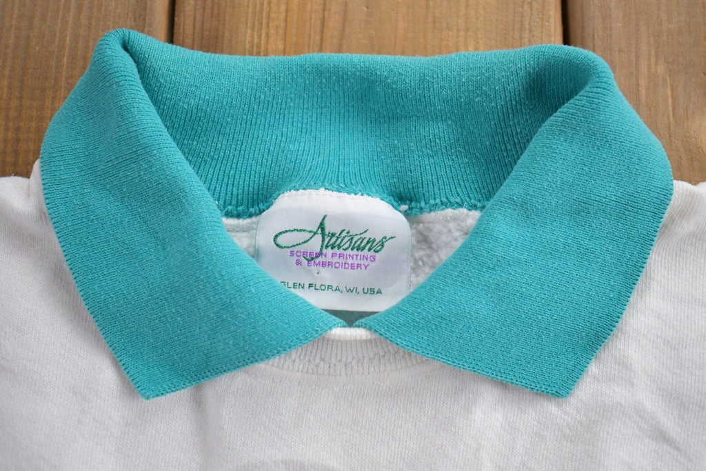 Vintage 1990s Cute Mom Collared Crewneck Sweatshirt