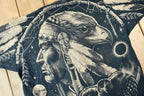 Vintage 1996 Liquid Blue Native American Graphic All Over Print T Shirt Size XL