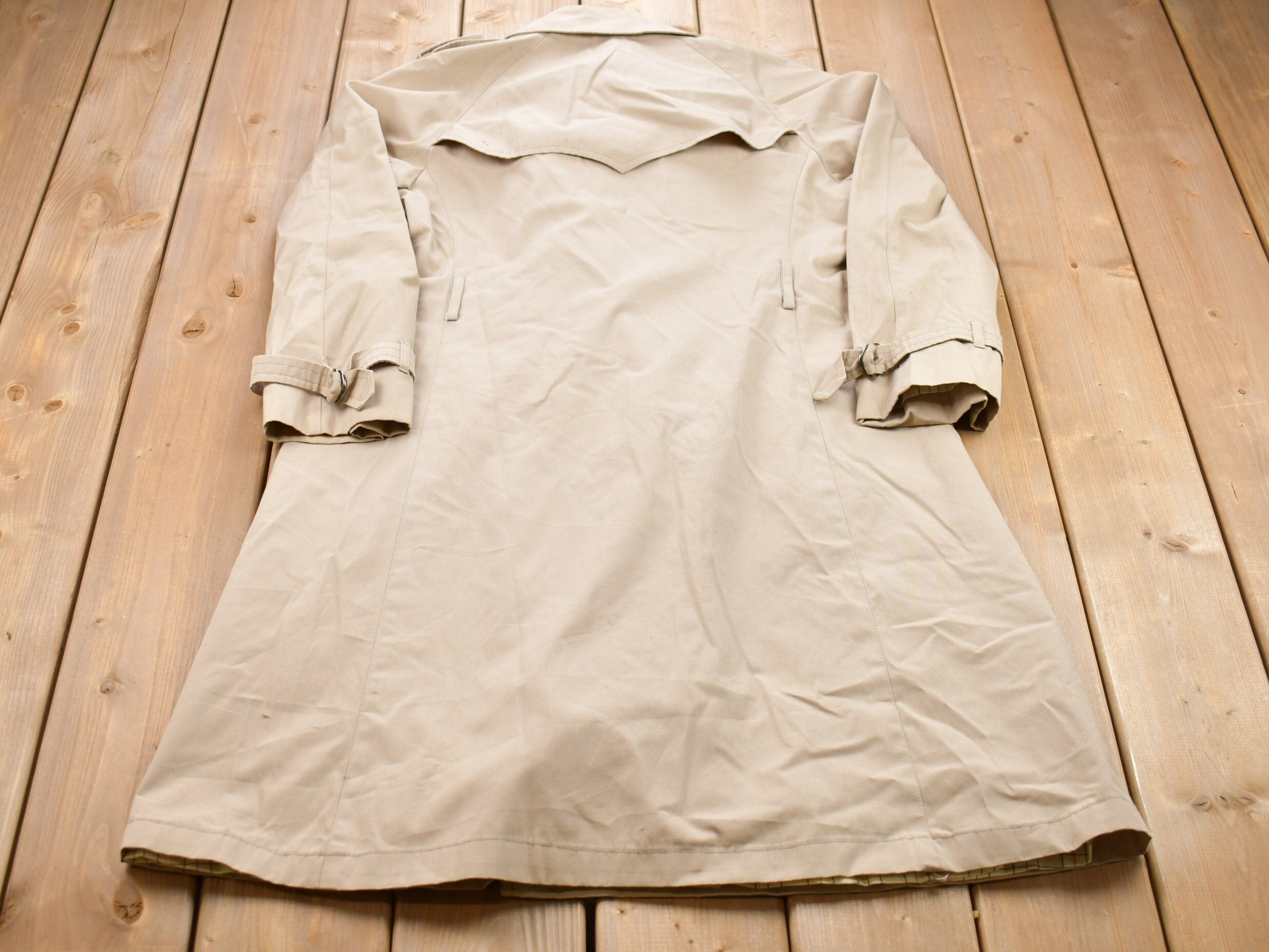 Vintage 1980s London Fog Full Length Trench Jacket