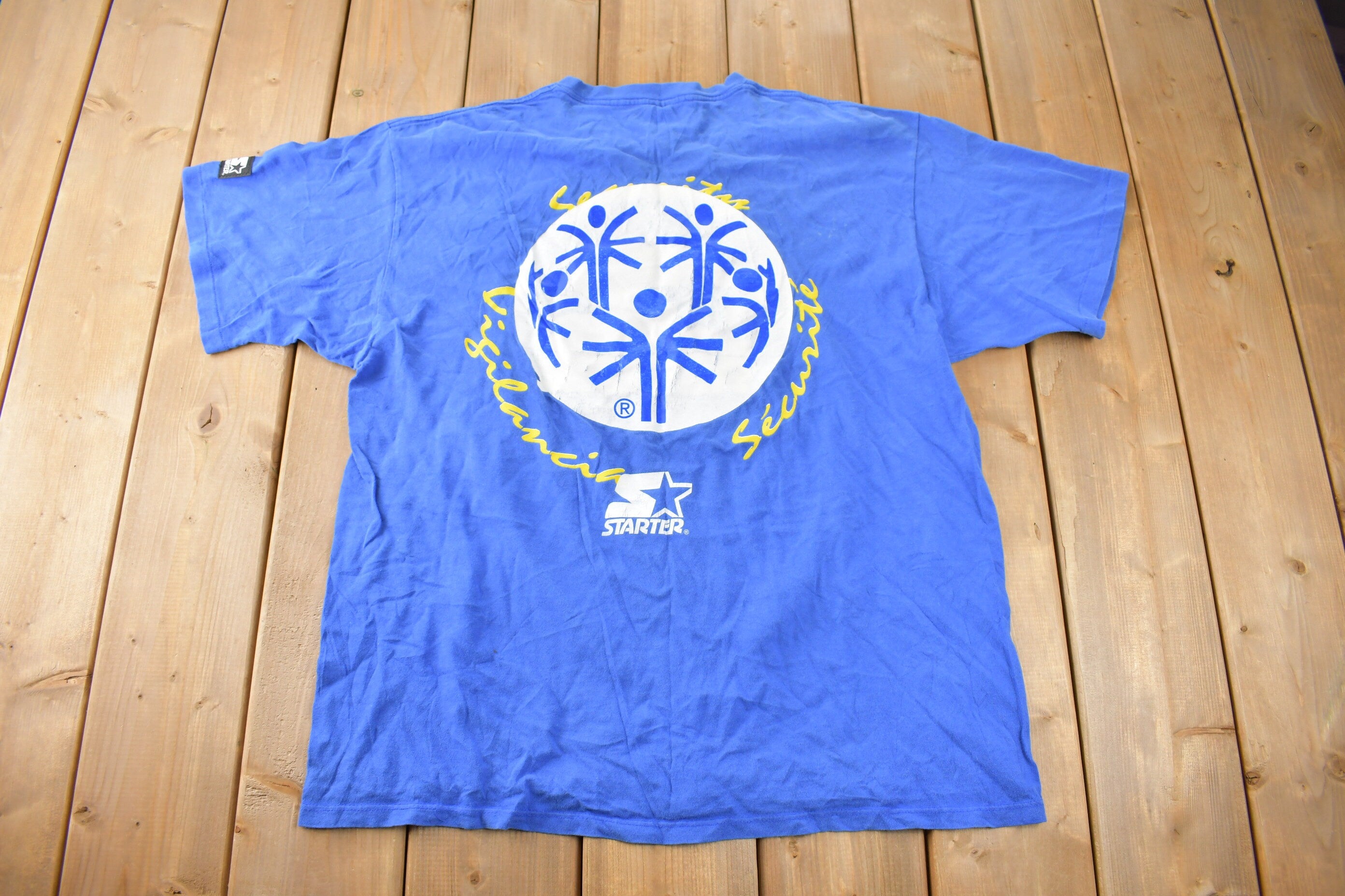 Vintage 1990s Special Olympics Single Stitch Starter Graphic T Shirt Made In USA Size XL