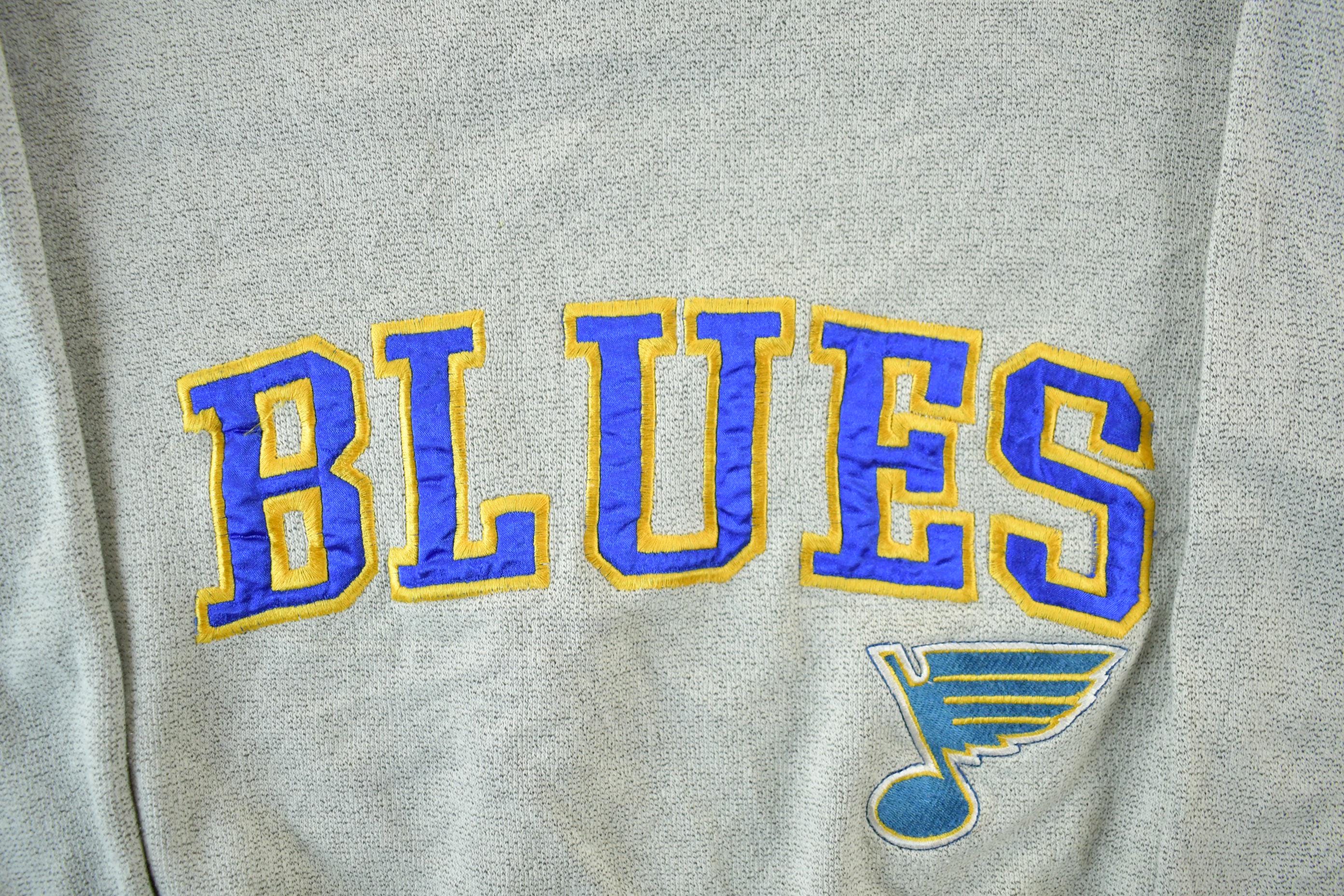 Vintage 1990s St Louis Blues NHL Hockey Crewneck Sweatshirt