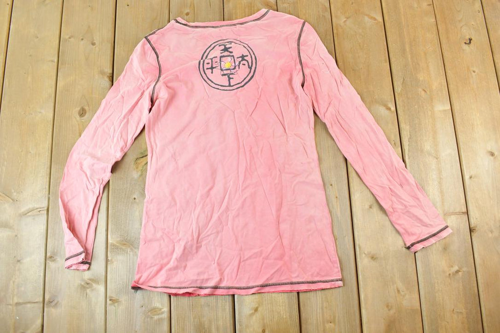 Women Vintage Vigoss Studio Y2K T-Shirt / Vigoss Grunge Skull Print / Contrast Stitch / Internet Famous Clothing / Over Dyed / Y2K Bedazzled