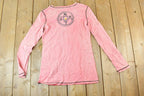 Women Vintage Vigoss Studio Y2K T-Shirt / Vigoss Grunge Skull Print / Contrast Stitch / Internet Famous Clothing / Over Dyed / Y2K Bedazzled